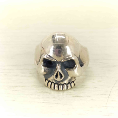 エーアンドジー A&G 925刻印 シルバースカルリング メンズ  23号